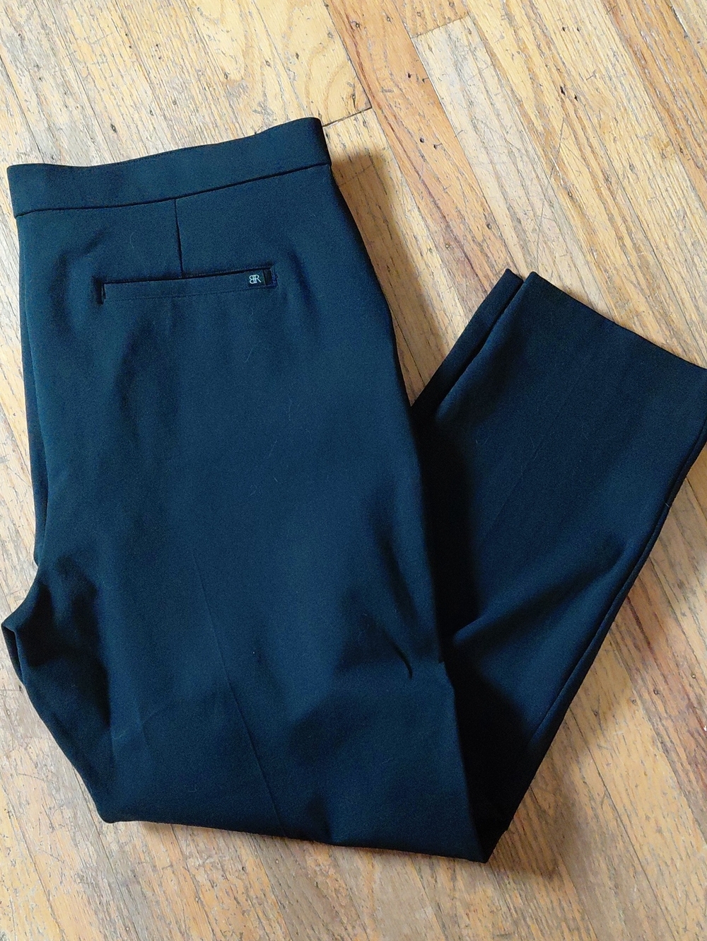 Banana Republic Women's Black Straight-Leg Dress Trousers